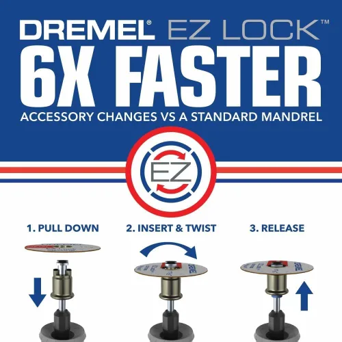 Vista 5 de Dremel EZ402 EZ Lock™ Mandril