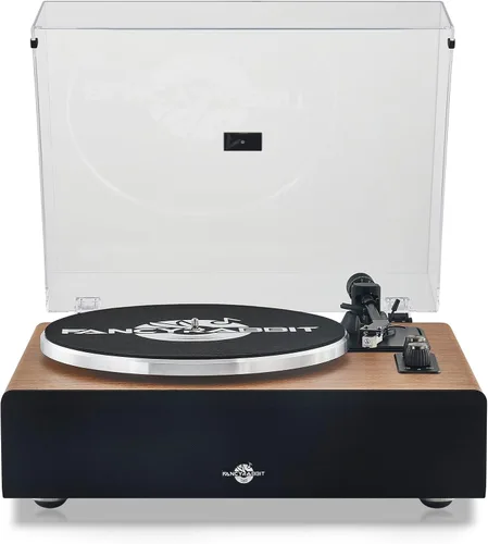 Vista 8 de Tocadiscos con altavoz, tocadiscos de vinilo con cartucho magnético para decoración del hogar y entretenimiento, tocadiscos de vinilo adecuado