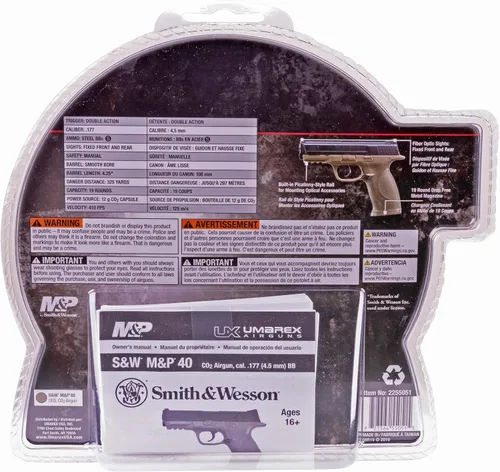 Vista 5 de Smith & Wesson M&P Pistola de aire comprimido (tamaño mediano), M