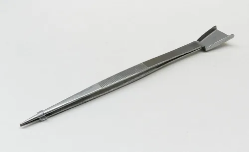 Vista 6 de Pinzas de diamante con cuchara para piedras de trabajo de cuentas Gemologist Pinzas Pala End By JTS
