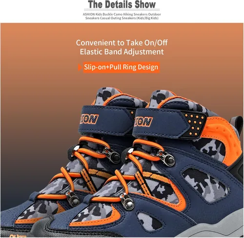 Vista 5 de Littleplum Boys Snow Boots Winter Waterproof Antiskid Boots Hiking Outdoor Shoes for Unisex Kids(Little KidBig Kid)