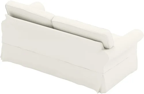 Vista 4 de Funda de sofá de algodón compatible con Pottery Barn Comfort funda de sofá de 81 pulgadas de ancho Funda gruesa para sofá con brazo enrollado