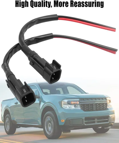 Vista 6 de Conector de alimentación de 12 V apto para Ford Maverick 2022-2023 Camión, enchufes de cama flexibles
