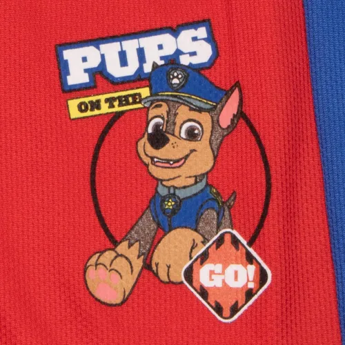 Vista 7 de Nickelodeon Paw Patrol Pups To The Rescue - Conjunto de 3 piezas para niños, camiseta de manga corta, pantalones cortos y pantalones deportivos