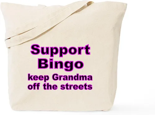 Vista 27 de CafePress Bingo Lingo Tote Bag Natural Canvas Tote Bag, Bolso de compras de tela, Caqui