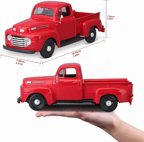 Vista 7 de Maisto Línea de montaje 1:24 1948 Ford F-1 Pick-up, rojo