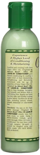 Vista 6 de Originals by Africa's Best Acondicionador sin enjuague de aceite de oliva, detiene la rotura y fortalece el cabello al instante, restaura el brillo