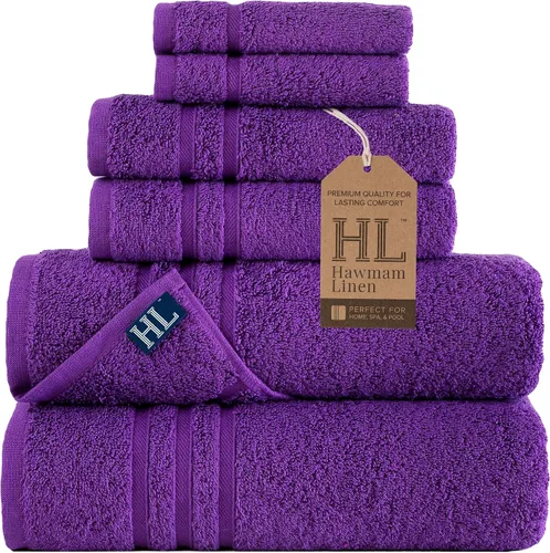 Vista 18 de Juego de 6 toallas de baño negras para baño, algodón turco original, suave, absorbente y de primera calidad, 2 toallas de baño, 2 manos y 2 toallas