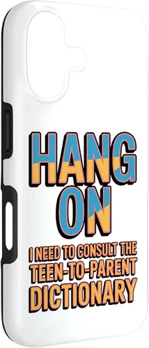 Vista 3 de Hang On I Need The Teen-to-Parent Dictionary Case for iPhone 17