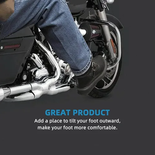 Vista 5 de Juego de 2 clavijas delanteras universales compatibles con motocicleta Touring Dyna Peg Mount