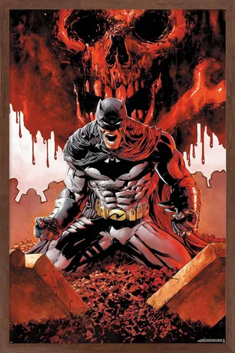 Vista 10 de Trends International DC Comics Batman - Póster de pared de Batman con huesos