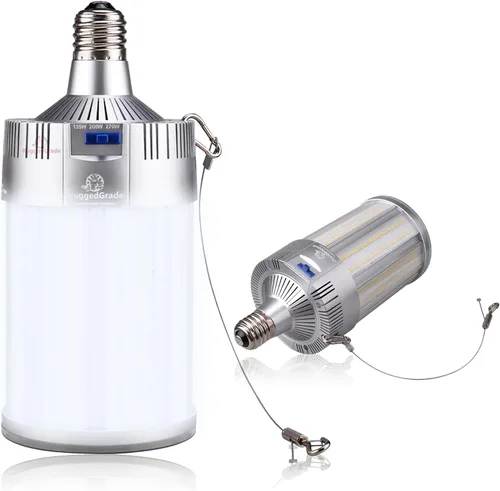 Vista 29 de RuggedGrade Bombilla LED de 12 W, base estándar E26, 1,400 lúmenes, 3000 K, 2700 K, repuesto para haluro metálico, HID o CFL, alta eficiencia, 130