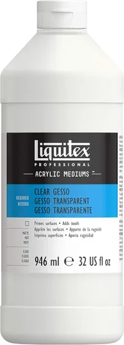 Vista 10 de Liquitex Basics Tubo mediano de Gesso para aplicación en superficies, 8.5 onzas Negro