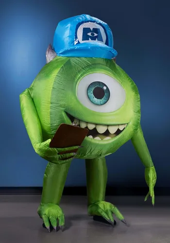 Vista 3 de Monsters Inc - Disfraz inflable de Mike Wazowski para adulto - ST