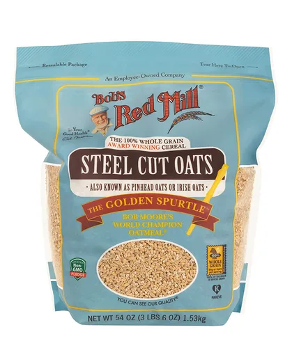 Vista 3 de Bob's Red Mill Steel Oats Cuts 54 onzas (paquete de 2)