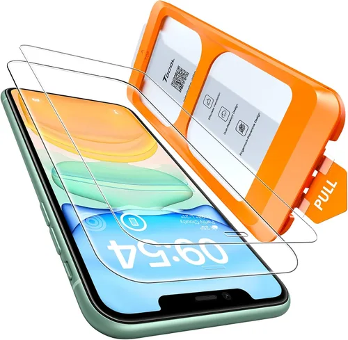Vista 10 de TOCOL - 2 unidades de protector de pantalla para iPhone SE 3/2 (Edición 2022/2020), iPhone 8/7, iPhone 6s/6 de 4.7 pulgadas, instalación instantánea