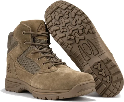 Vista 5 de RYNO GEAR Botas Coolmax Tactical Combat Transpirables con Cremallera Lateral de 6