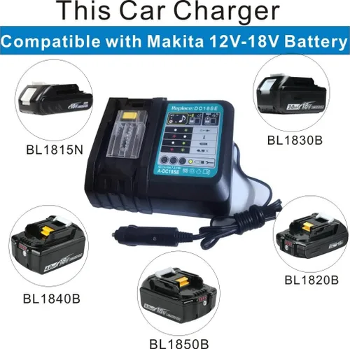 Vista 4 de EAGLEWING DC18SE 14.4V-18V Li-ion Níquel Metal Hidruro Óptimo Cargador Automotriz, Azul