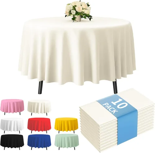 Vista 16 de Fixwal Mantel de plástico negro desechable de 54 x 108 pulgadas, mantel rectangular impermeable, paquete de 5 para graduación, decoración de fiesta