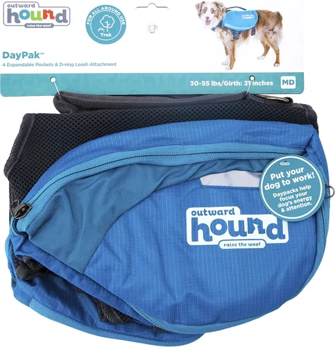 Vista 2 de Kyjen Outward Hound The Quick Release - Mochila para perros (surtido, mediano)