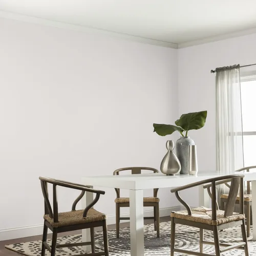 Vista 116 de Glidden Pintura Interior + Imprimación: Gris/Plata Antigua, Una Capa, Satinado, 1 Galón