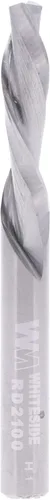 Vista 4 de Whiteside Brocas RD2100 Standard espiral Bit con 1/4-pulgadas de diámetro de corte de carburo sólido y 1 pulgada de longitud de corte