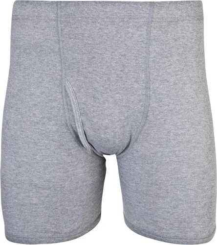 Vista 4 de Gildan Calzoncillos tipo bóxer con cintura cubierta para hombre, paquete múltiple
