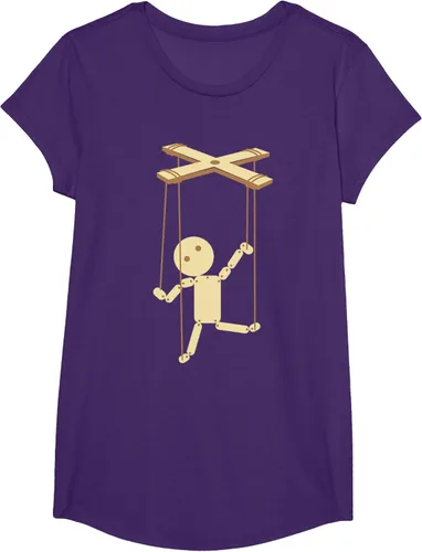 Vista 17 de Puppeteering - Camiseta de marionetas Ventrílocuo de tiriteros, Negro, S
