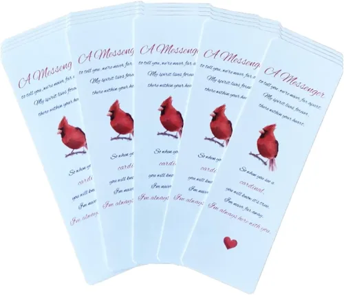 Vista 3 de Marcadores de ángel con poema de condolencia, recuerdos funerarios para invitados, juego a granel de 20 unidades, entrega en celebración de la vida