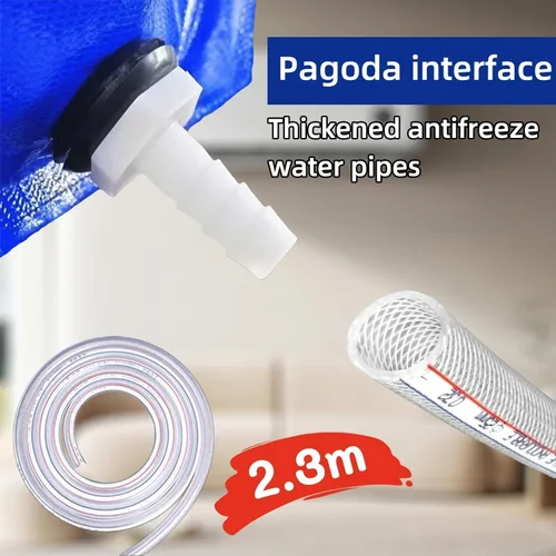 Vista 2 de Cubierta de limpieza de aire acondicionado, 11 piezas de mini bolsa de limpieza dividida con rociador de alta presión de 2 L, kit de limpieza de CA