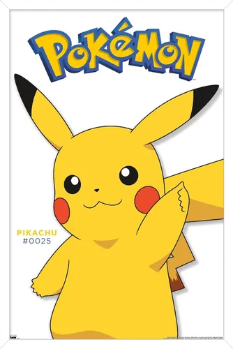 Vista 12 de Trends International Pokémon - Póster de pared de la serie Pikachu Feature Series, 14.72 x 22.37 pulgadas, versión enmarcada de madera de granero