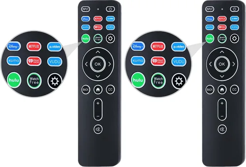 Vista 10 de Control remoto universal XRT260 de repuesto para todos los televisores inteligentes Vizio con botones de acceso directo Disney, Netflix, Video