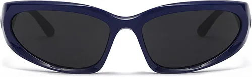 Vista 2 de LASPOR Gafas de sol deportivas envolventes para mujeres y hombres, lentes deportivos Y2K