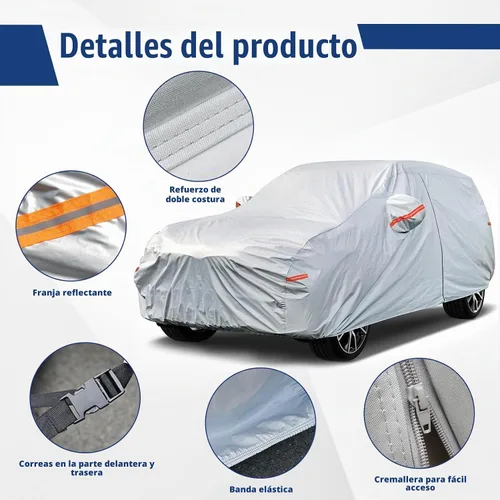 Vista 3 de Kayme Funda para Automóvil SUV de 6 Capas Ajuste Personalizado para Acura MDX (2001-2025) Impermeable Todo Clima para Automóviles, Cubierta Completa
