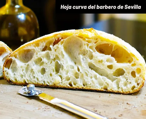 Vista 5 de Cuchilla para pan Baker of Seville – Ahora con 6 cuchillas incluidas. Cambie de cuchilla de hoja recta o curva en segundos con el diseño patentado.