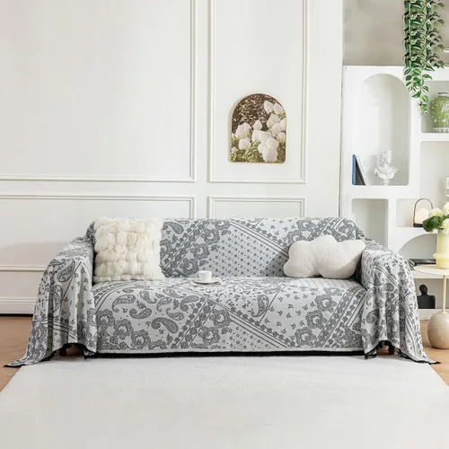 Vista 51 de ROOMLIFE Funda de sofá con estampado de leopardo para sofá de 3 plazas, lavable, protector de muebles para perros, funda de sofá suave