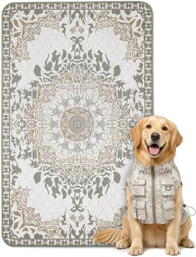 Vista 39 de FXW Almohadillas lavables para orina para perros, almohadillas para cachorros con súper absorbentes, diseñadas específicamente para jaulas de 24