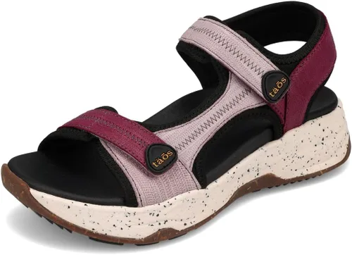 Vista 14 de Taos Calzado Super Side Sandalia para mujer verde azulado (Teal Emboss)