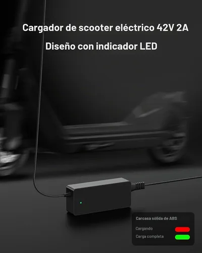 Vista 4 de VHBW Cargador de repuesto de 42 V para 5ª rueda V20 Pro V30 Pro M1 ES09 adaptador de CA DC