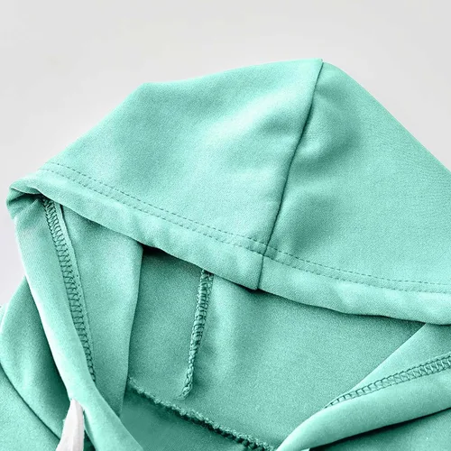 Vista 6 de Sudadera con capucha y bolsillos para mujer