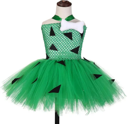 Vista 3 de Tutu Dreams Pebbles - Tutú para niñas de 1 a 12 años disfraz para cumpleaños Navidad fiestas