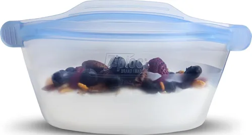 Vista 17 de Ziploc Endurables - Recipientes de silicona para almacenamiento de alimentos, aptos para microondas y ecológicos, recipiente pequeño, 2