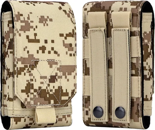 Vista 21 de bvya Funda táctica Molle para iPhone 15 Pro Max/15 Pro/15 Plus/15/14 Pro Max/13 Pro Max/12 Pro Max y otros teléfonos inteligentes de 4.7 a 6.9