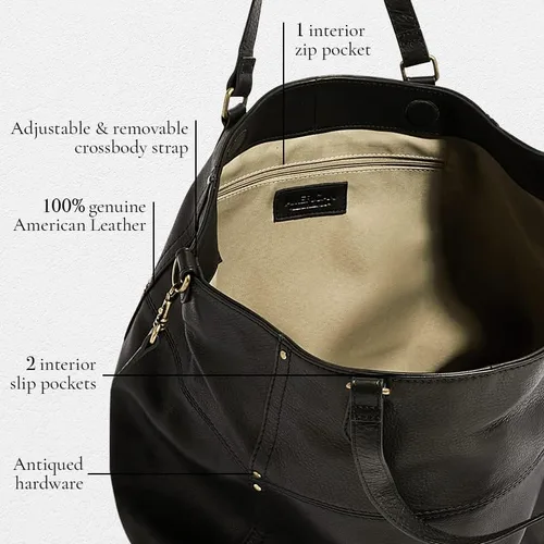 Vista 6 de American Leather Co. - Lolo - Bolso grande - Muy funcional y muy a la moda