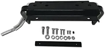 Vista 4 de SMT-Heavy Duty - Soporte central ajustable de acero compatible con Harley Electra Glide Road King Road Glide FLT FLH Touring modelos 1998-2008