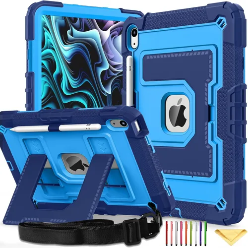 Vista 25 de Funda transparente con soporte para iPad Air 3 (Air 3ª generación) de 10.5 pulgadas 2019 y iPad Pro de 10.5 pulgadas 2017 con soporte