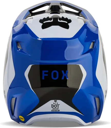Vista 3 de Fox Racing Casco unisex para motocross V1, color azul, talla S