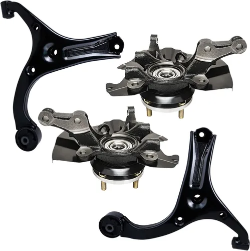 Vista 188 de Detroit Axle - Kit de brazos de control de extremo delantero para Acura 2004-2008 TSX 2003-2007 Honda Accord, 2 brazos de control inferiores, 2