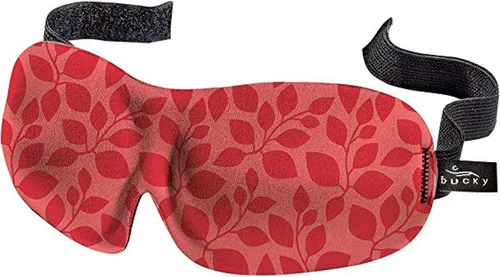 Vista 10 de Bucky 40 Blinks Máscara de Ojos Sin Presión para Viajes y Sueño, Blue Atlas, Talla Única