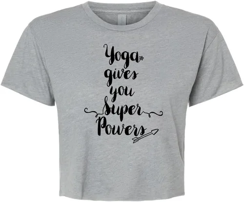 Vista 17 de Women's Screen Printed Crop Tee, Shirts With Sayings